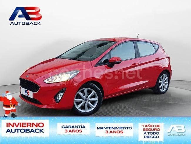 Rojo Usado 2025 Ford Fiesta Trend Berlina | 11.450 € (Precio justo) - Imagen 1/2