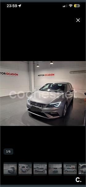 Gris / plata Usado 2019 Seat Leon FR Berlina | 15.000 € (Buen precio) - Imagen 1/3