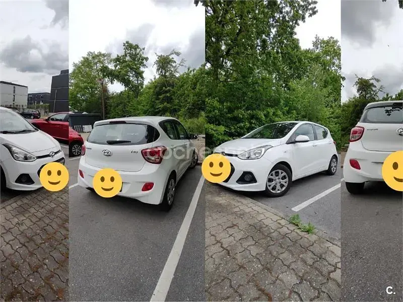 Usado Hyundai i10 66 CV (48 kW) 2015 Blanco Utilitario