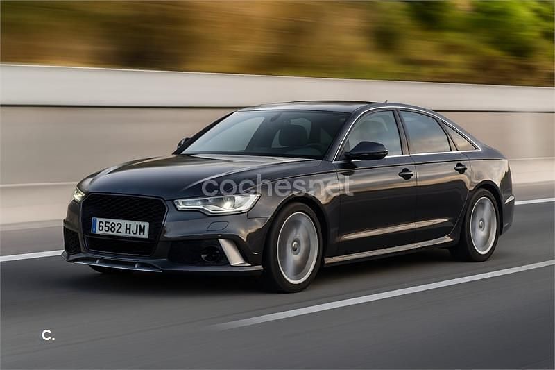Usado Audi A6 177 CV (130 kW) 2012 Negro Berlina