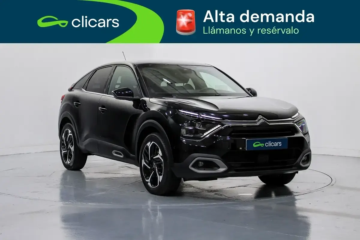 Usado Citroën C4 PureTech 130 CV (95 kW) 2021 Negro Berlina