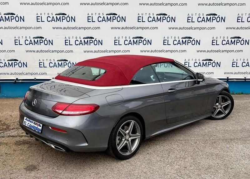 Usado Mercedes C220 194 CV (142 kW) 2018 Gris Descapotable