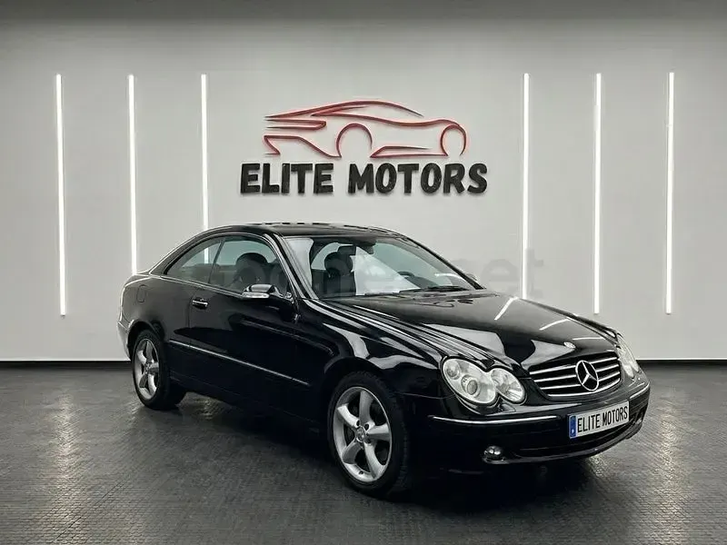 Occasion Mercedes CLK500 Avantgarde 306 PK (225 kW) 2003 Zwart Coupé