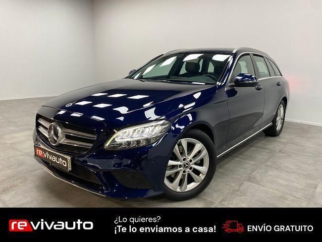 Usado Mercedes C220 194 CV (142 kW) 2019 Azul Familiar