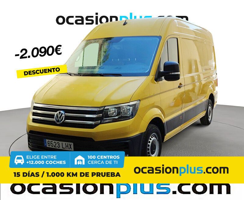 Amarillo Usado 2020 VW Crafter Van | 22.990 € (Un poco caro) - Imagen 1/4
