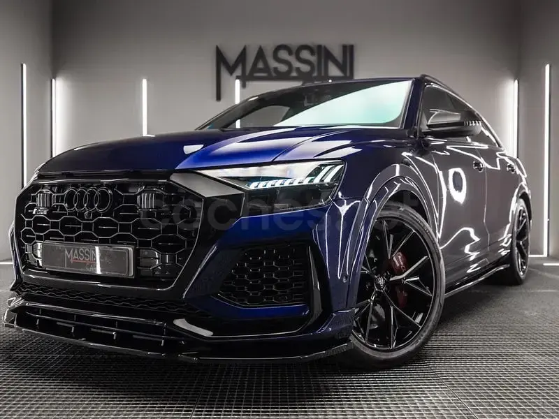 Usado Audi Q8 Design 600 CV (441 kW) 2020 Azul SUV