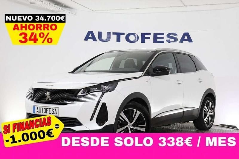 Blanco Usado 2022 Peugeot 3008 GT SUV | 22.750 € (Precio justo) - Imagen 1/4