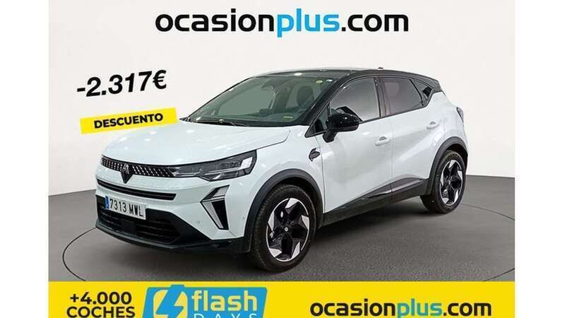 Blanco Usado 2024 Renault Captur Techno SUV | 23.173 € (Precio justo) - Imagen 1/4