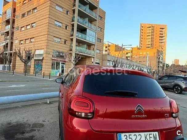 Usado Citroën C3 Feel 110 CV (80 kW) 2017 Rojo Berlina