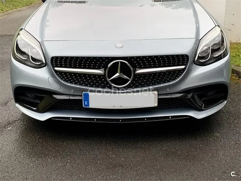 Usado Mercedes SLC250 204 CV (150 kW) 2016 Gris / plata Descapotable