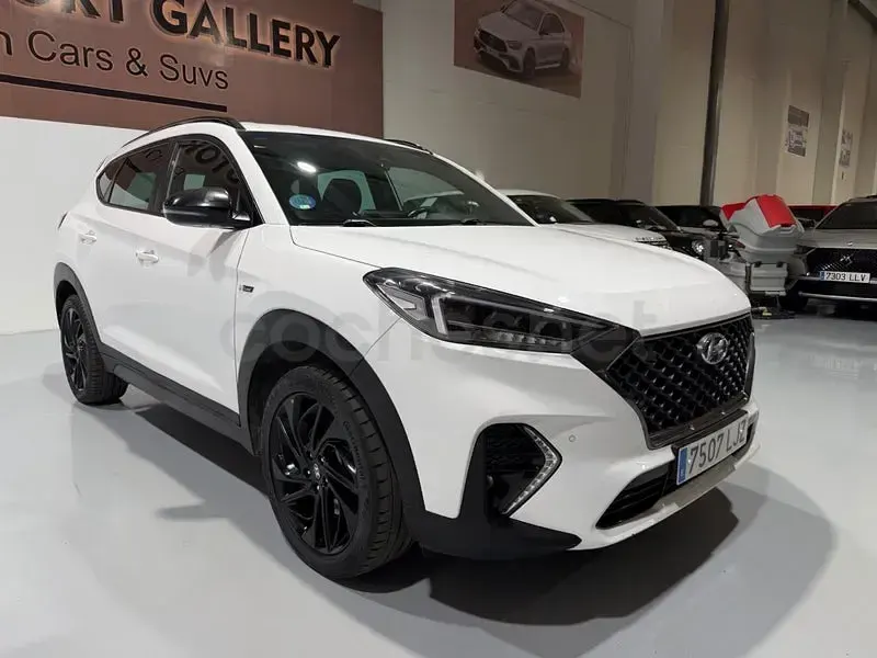 Usado Hyundai Tucson N Line 136 CV (100 kW) 2020 Blanco SUV