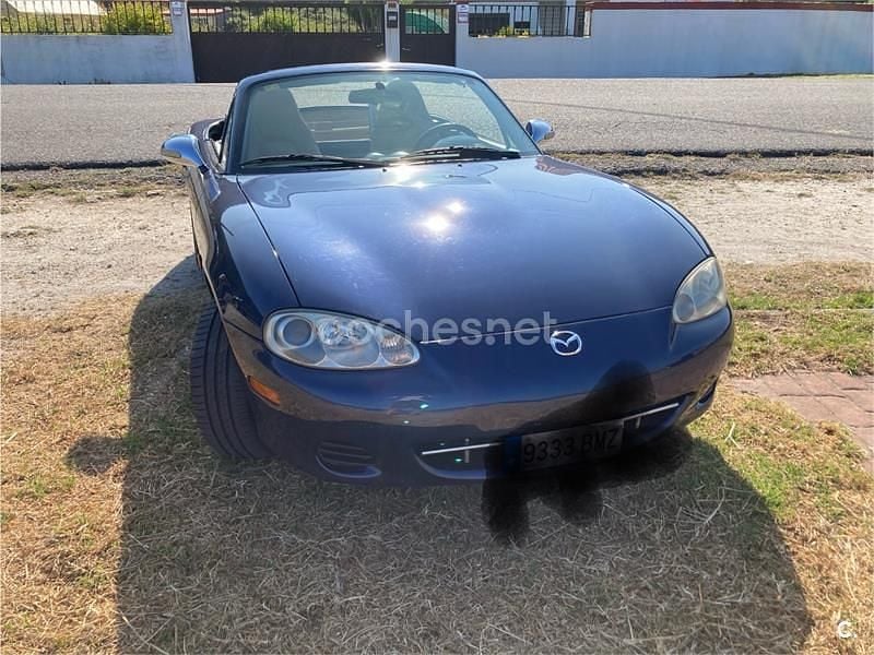 Azul Usado 2001 Mazda MX5 Descapotable | 6600 € (Super precio) - Imagen 1/4