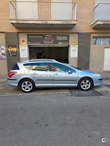 Usado Peugeot 407 Sport 136 CV (100 kW) 2005 Azul Familiar