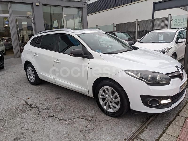 Blanco Usado 2015 Renault Mégane GrandTour LIMITED Familiar | 6490 € (Super precio) - Imagen 1/4