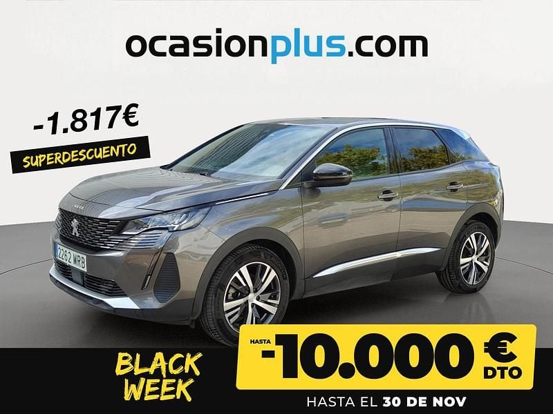Gris Usado 2024 Peugeot 3008 Allure SUV | 19.990 € (Precio justo) - Imagen 1/4