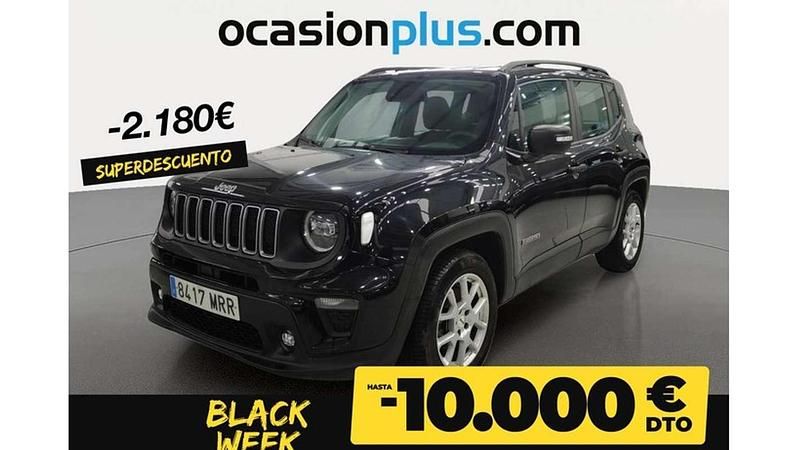 Negro Usado 2024 Jeep Renegade Limited SUV | 20.667 € (Precio justo) - Imagen 1/4