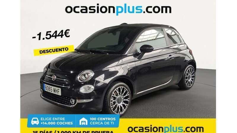 Negro Usado 2023 Fiat 500C Descapotable | 15.446 € (Precio justo) - Imagen 1/4