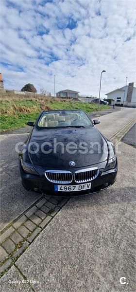 Usado BMW 630 Cabriolet 258 CV (189 kW) 2005 Negro Descapotable