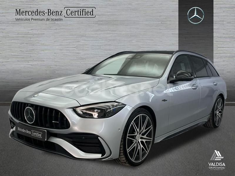 Gris / plata Usado 2025 Mercedes C43 AMG Familiar | 85.200 € (Precio justo) - Imagen 1/4
