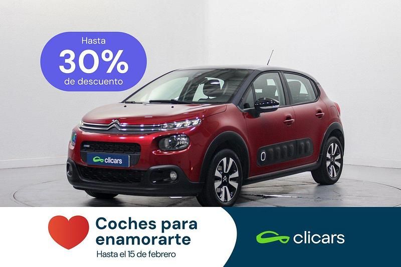 Usado Citroën C3 Feel 68 CV (50 kW) 2017 Rojo Berlina