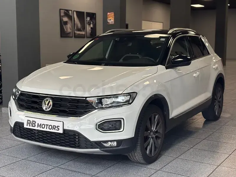 Usado VW T-Roc Sportline 150 CV (110 kW) 2018 Blanco SUV