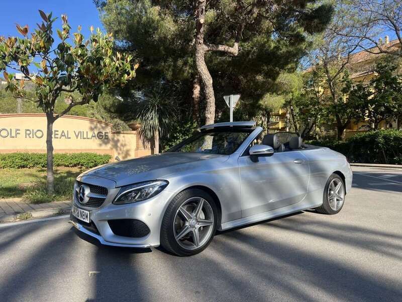Plateado Usado 2018 Mercedes C180 Descapotable | 32.900 € - Imagen 1/4