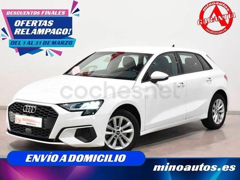 Usado Audi A3 110 CV (80 kW) 2021 Blanco Berlina