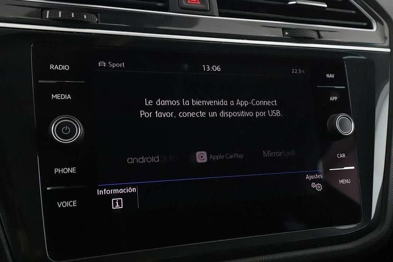Gris Usado 2019 VW Tiguan Advance SUV | 18.190 € (Precio justo) - Imagen 1/1