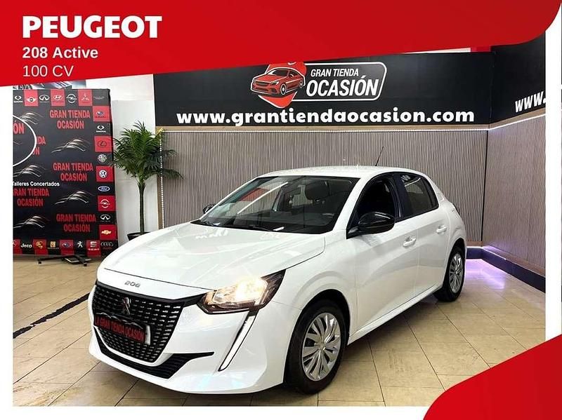 Usado Peugeot 208 Active 99 CV (72 kW) 2022 Blanco Utilitario
