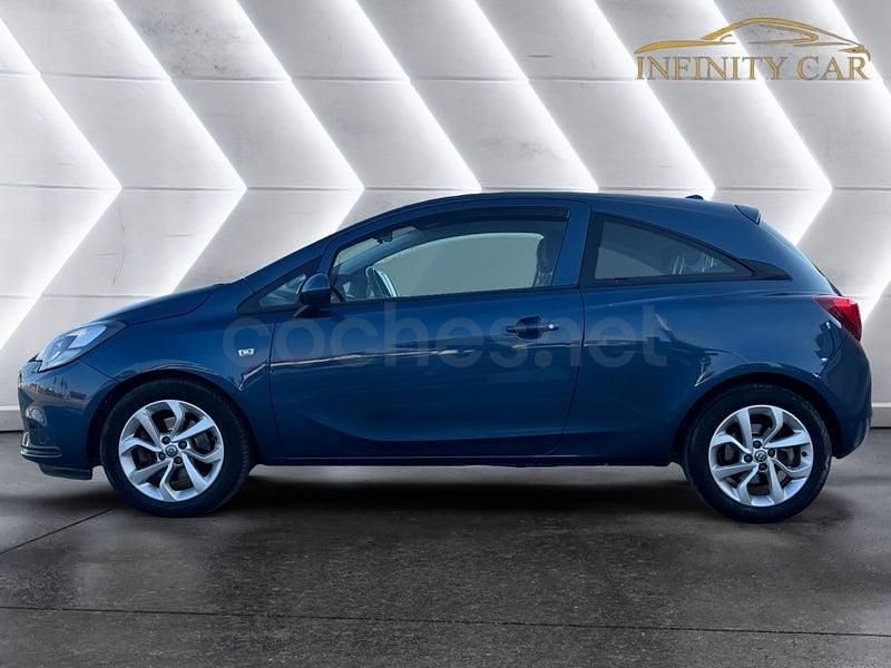Usado Opel Corsa Expression 75 CV (55 kW) 2015 Azul Utilitario