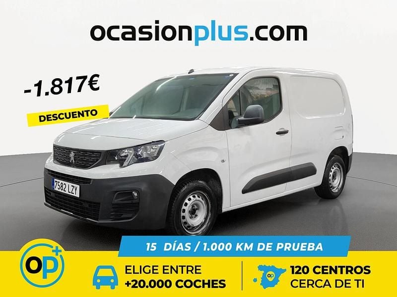 Blanco Usado 2022 Peugeot Partner S Monovolumen | 12.290 € (Precio justo) - Imagen 1/4
