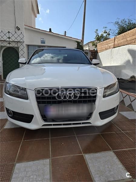 Usado Audi A5 Cabriolet S-Line 211 CV (155 kW) 2010 Blanco Descapotable