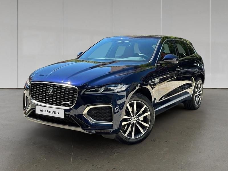 Santorini black Usado 2024 Jaguar F-Pace R-Dynamic SUV | 64.995 € - Imagen 1/4