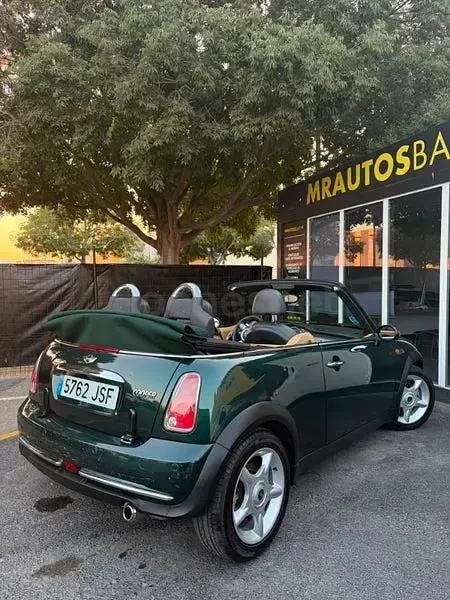 Usado Mini Cooper Cabriolet 116 CV (85 kW) 2004 Verde Descapotable