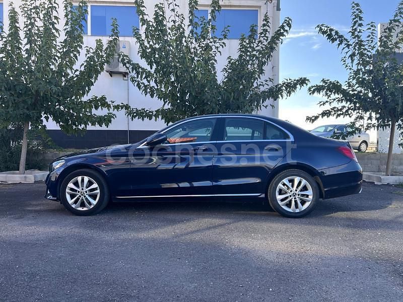 Usado Mercedes C200 160 CV (117 kW) 2019 Azul Berlina