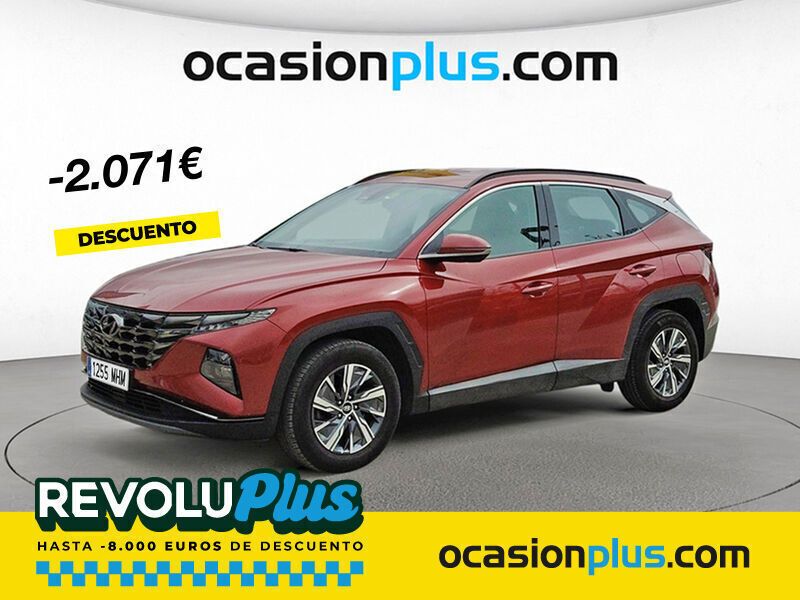 Rojo Usado 2023 Hyundai Tucson SUV | 22.590 € (Precio justo) - Imagen 1/4