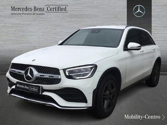 Blanco polar pintura unicolor Usado 2022 Mercedes GLC200 AMG line SUV | 40.900 € (Buen precio) - Imagen 1/4