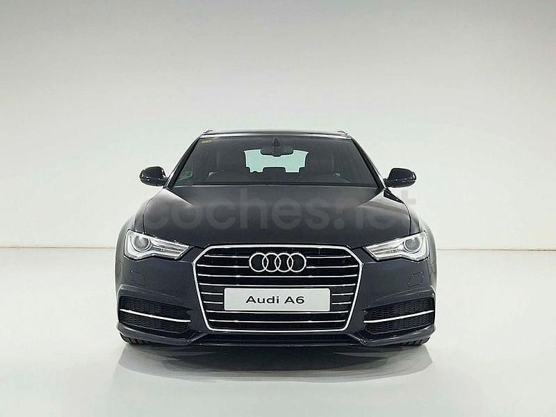 Usado Audi A6 S-Line 190 CV (139 kW) 2015 Azul Familiar