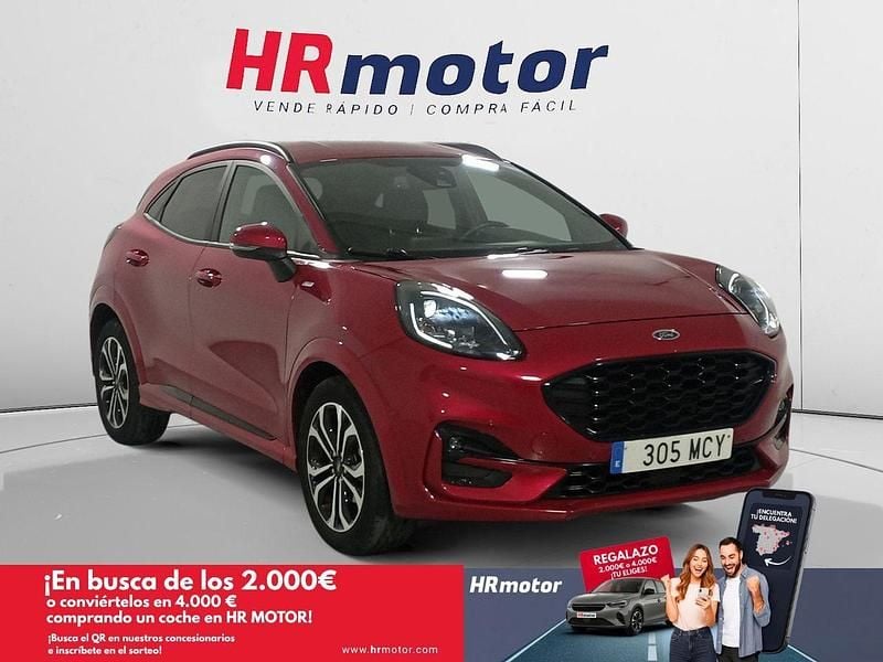 Rojo Usado 2022 Ford Puma Gen-E ST-Line SUV | 17.290 € (Precio justo) - Imagen 1/4