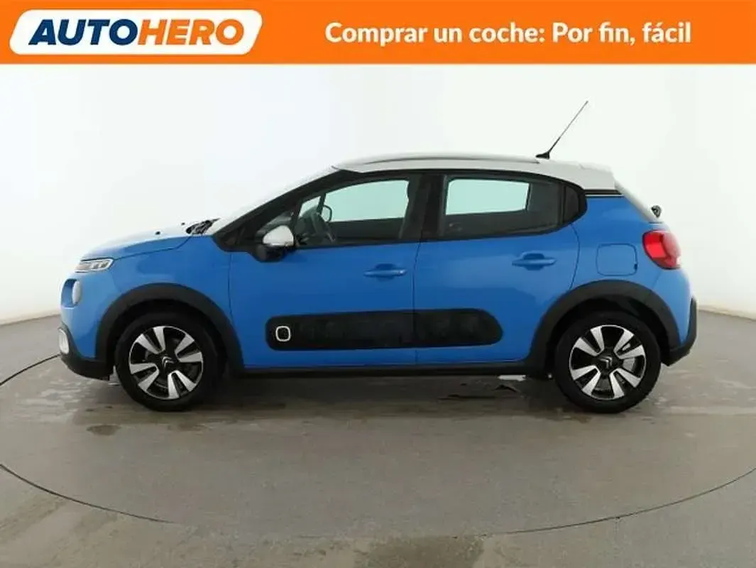Begagnad Citroën C3 Feel 82 HK (60 kW) 2017 Blå Halvkombi