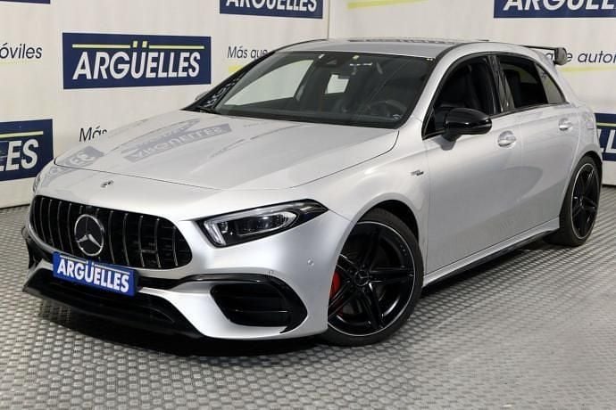 Gris / plata Usado 2020 Mercedes A45 AMG AMG Berlina | 53.800 € (Un poco caro) - Imagen 1/4