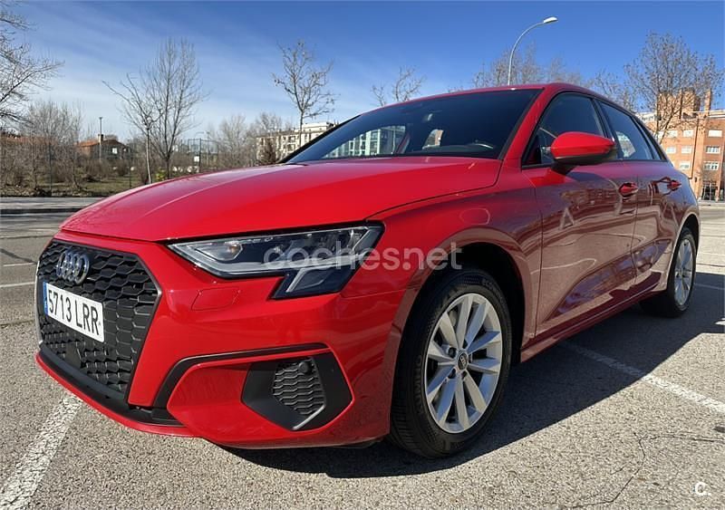 Rojo Usado 2021 Audi A3 Berlina | 18.500 € (Buen precio) - Imagen 1/4