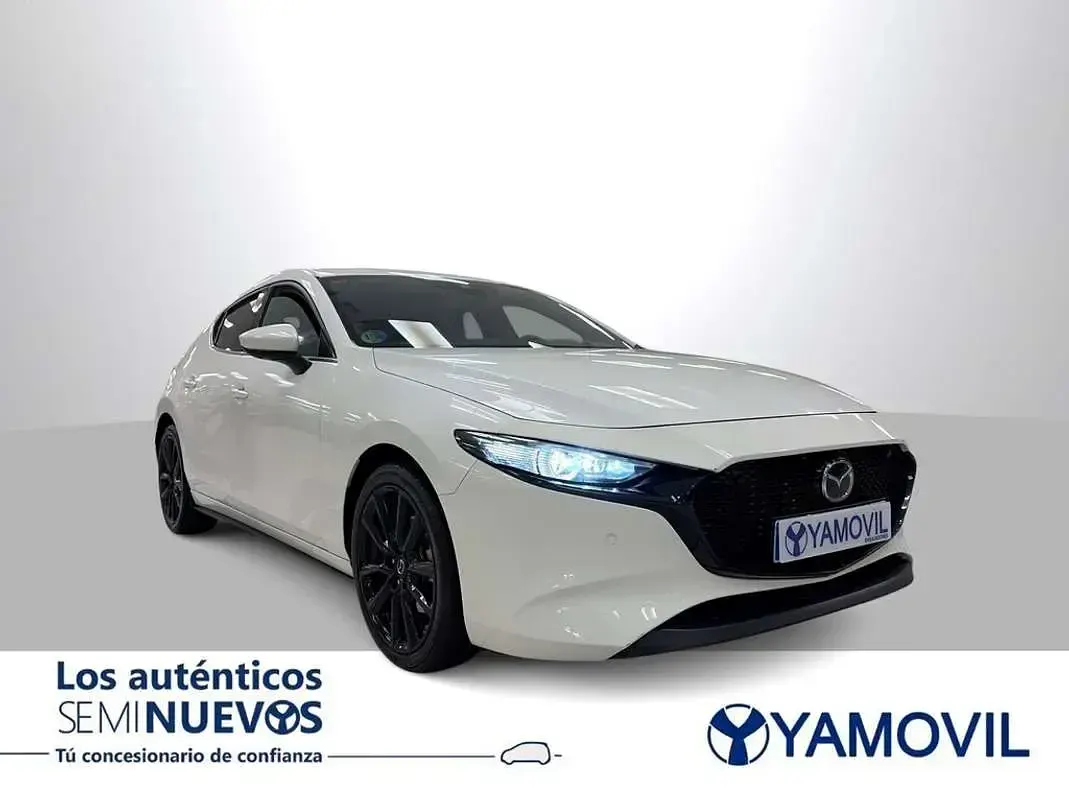 Brugt Mazda 3 179 HK (131 kW) 2019 Hvid Hatchback