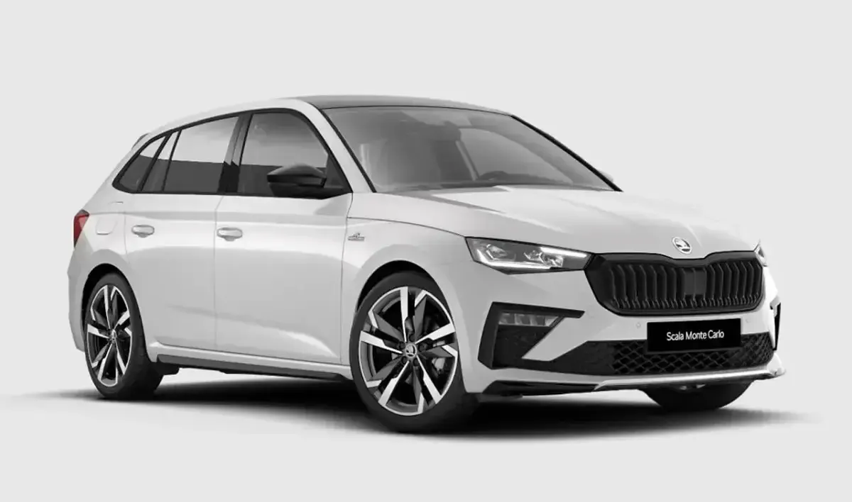 Nuevo Skoda Scala Monte Carlo 150 CV (110 kW) 2026 Blanco Utilitario