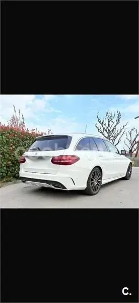Usado Mercedes C220 AMG 170 CV (125 kW) 2017 Blanco Familiar