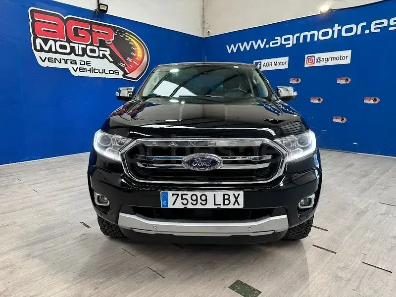 Usado Ford Ranger XLT 170 CV (125 kW) 2019 Negro Pickup/Camioneta