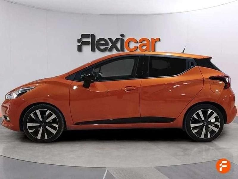Usado Nissan Micra Acenta 90 CV (66 kW) 2017 Naranja Utilitario