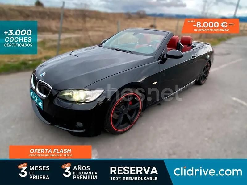 Usado BMW 320 Cabriolet 170 CV (125 kW) 2008 Negro Descapotable