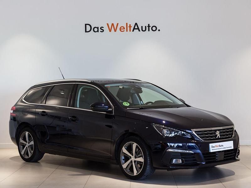 Azul Usado 2019 Peugeot 308 SW Allure Familiar | 17.290 € (Caro) - Imagen 1/4