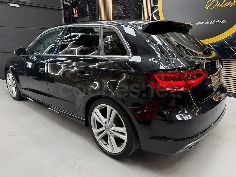 Usado Audi A3 S-Line 150 CV (110 kW) 2016 Negro Berlina